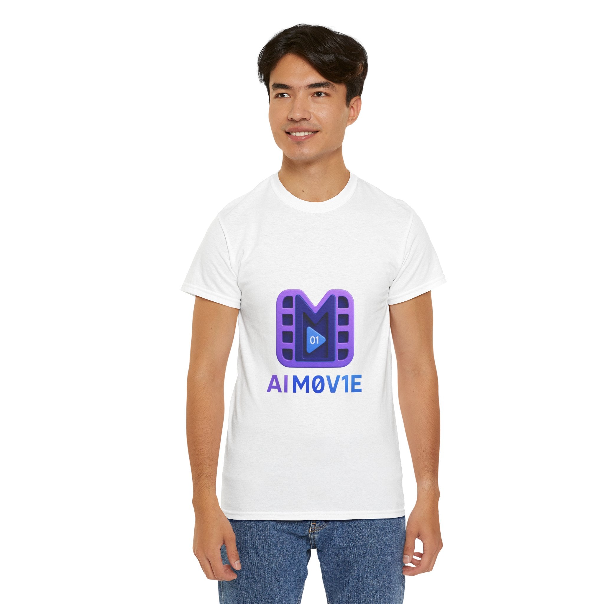 Movie Logo T-Shirt — AI M0V1E Tech Film Crew Tee