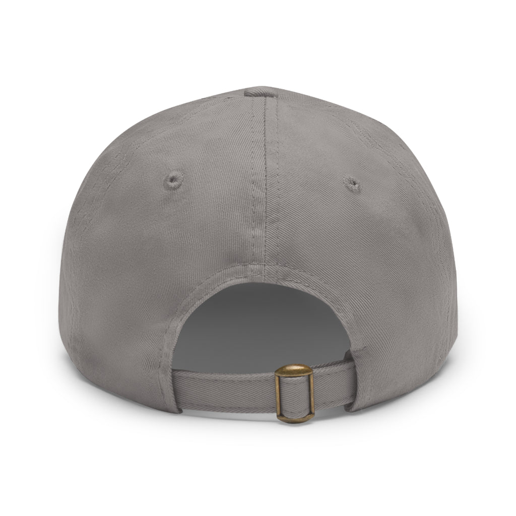 AI M0V1E - Dad Hat with Round Leather Patch – Neon Film Logo Cap