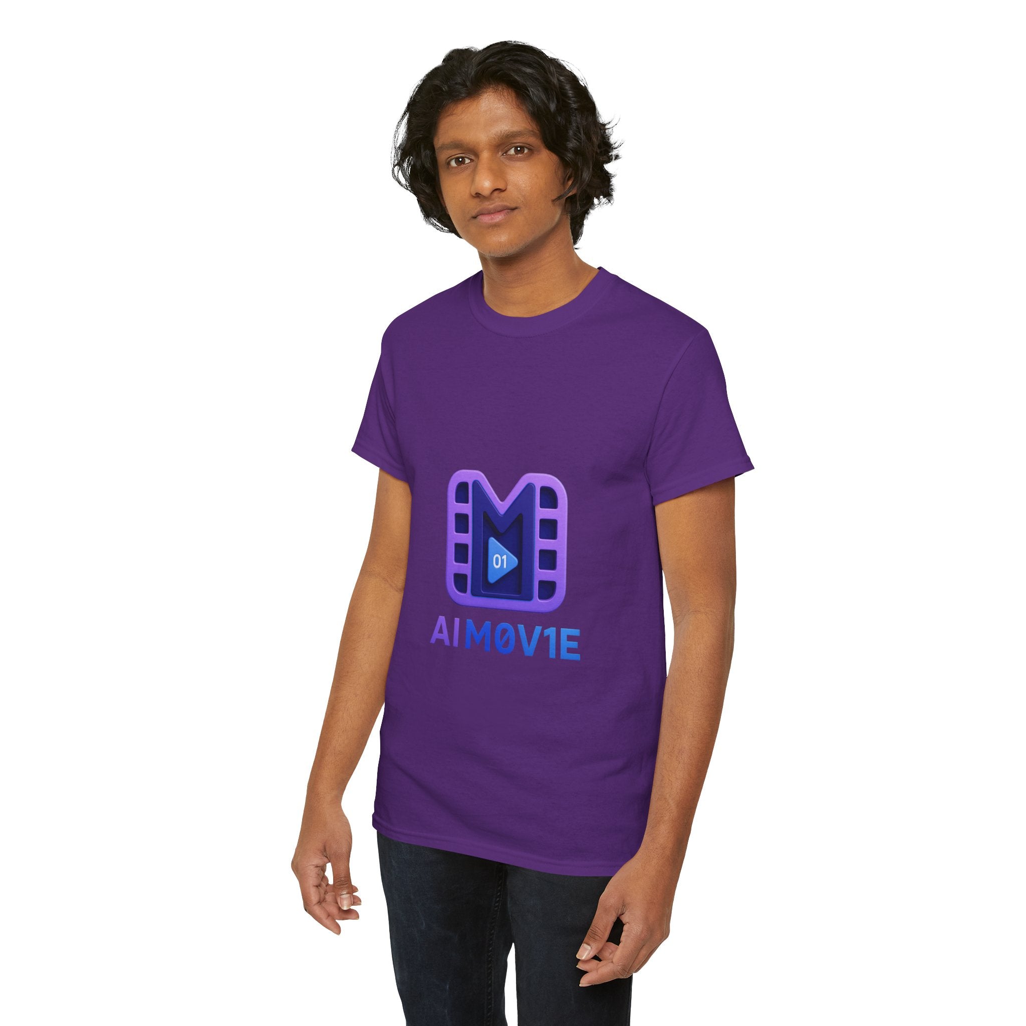 Movie Logo T-Shirt — AI M0V1E Tech Film Crew Tee