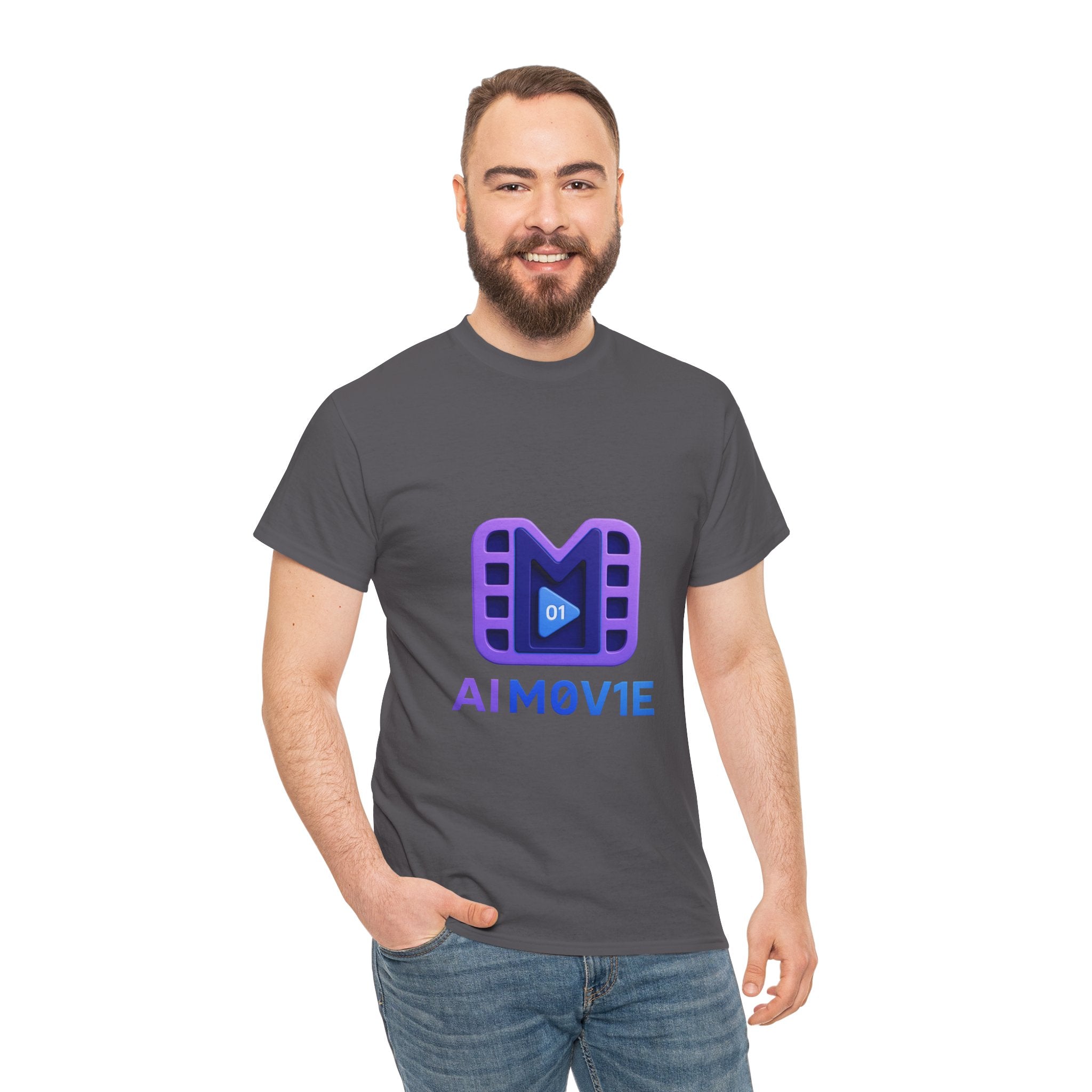 Movie Logo T-Shirt — AI M0V1E Tech Film Crew Tee