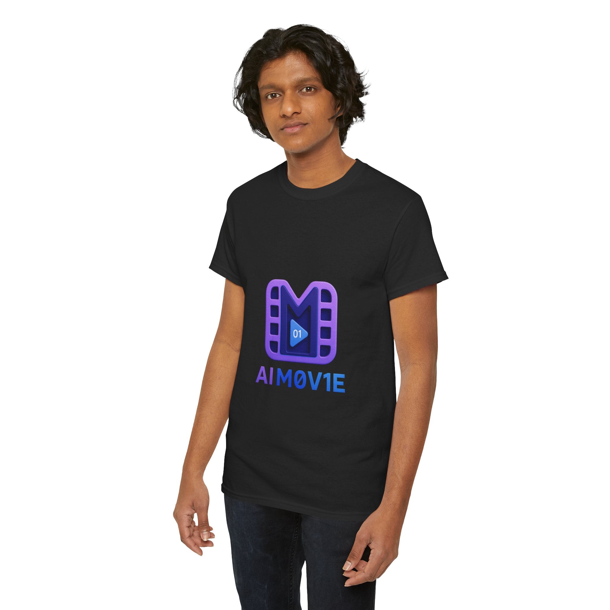 Movie Logo T-Shirt — AI M0V1E Tech Film Crew Tee