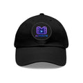 AI M0V1E - Dad Hat with Round Leather Patch – Neon Film Logo Cap