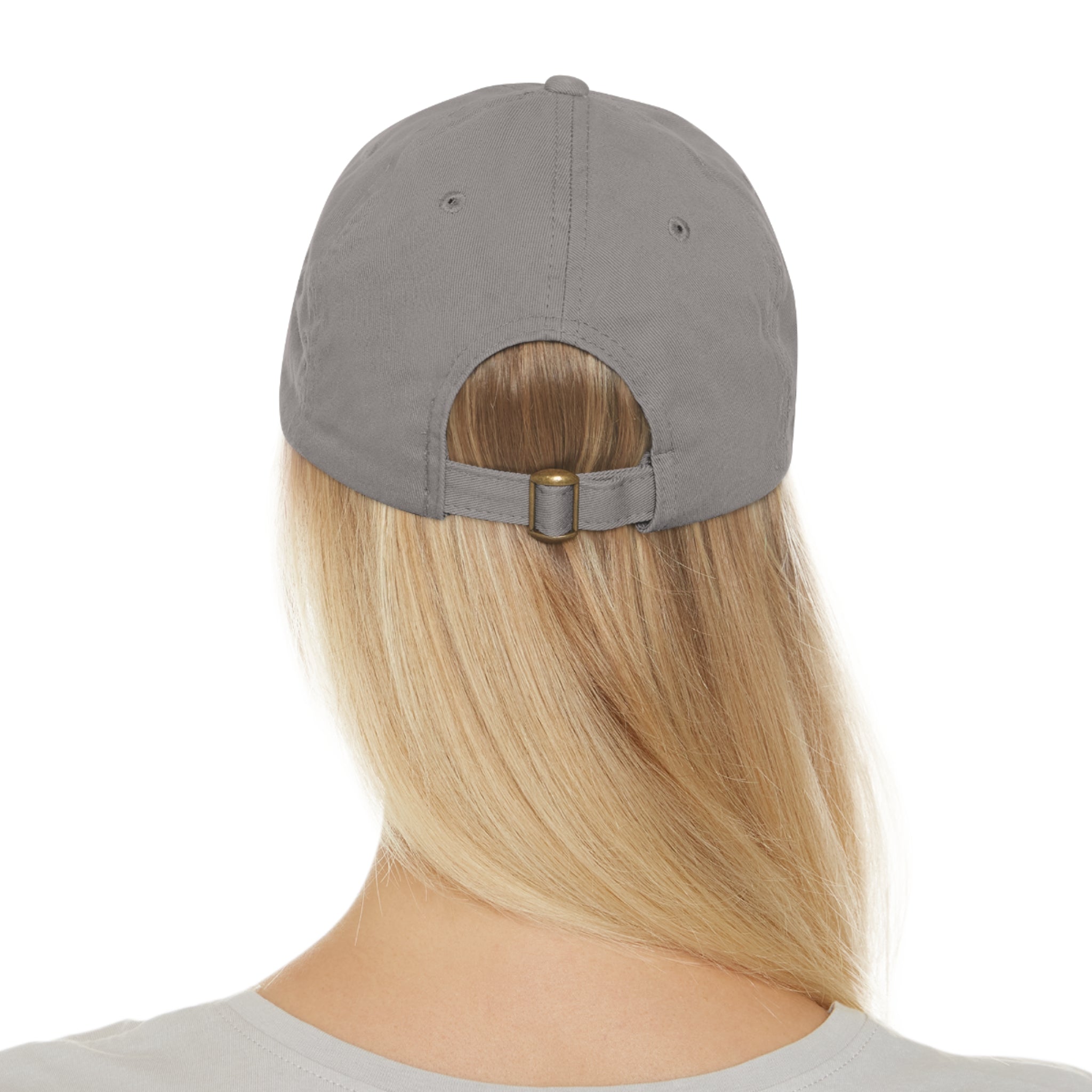 AI M0V1E - Dad Hat with Round Leather Patch – Neon Film Logo Cap