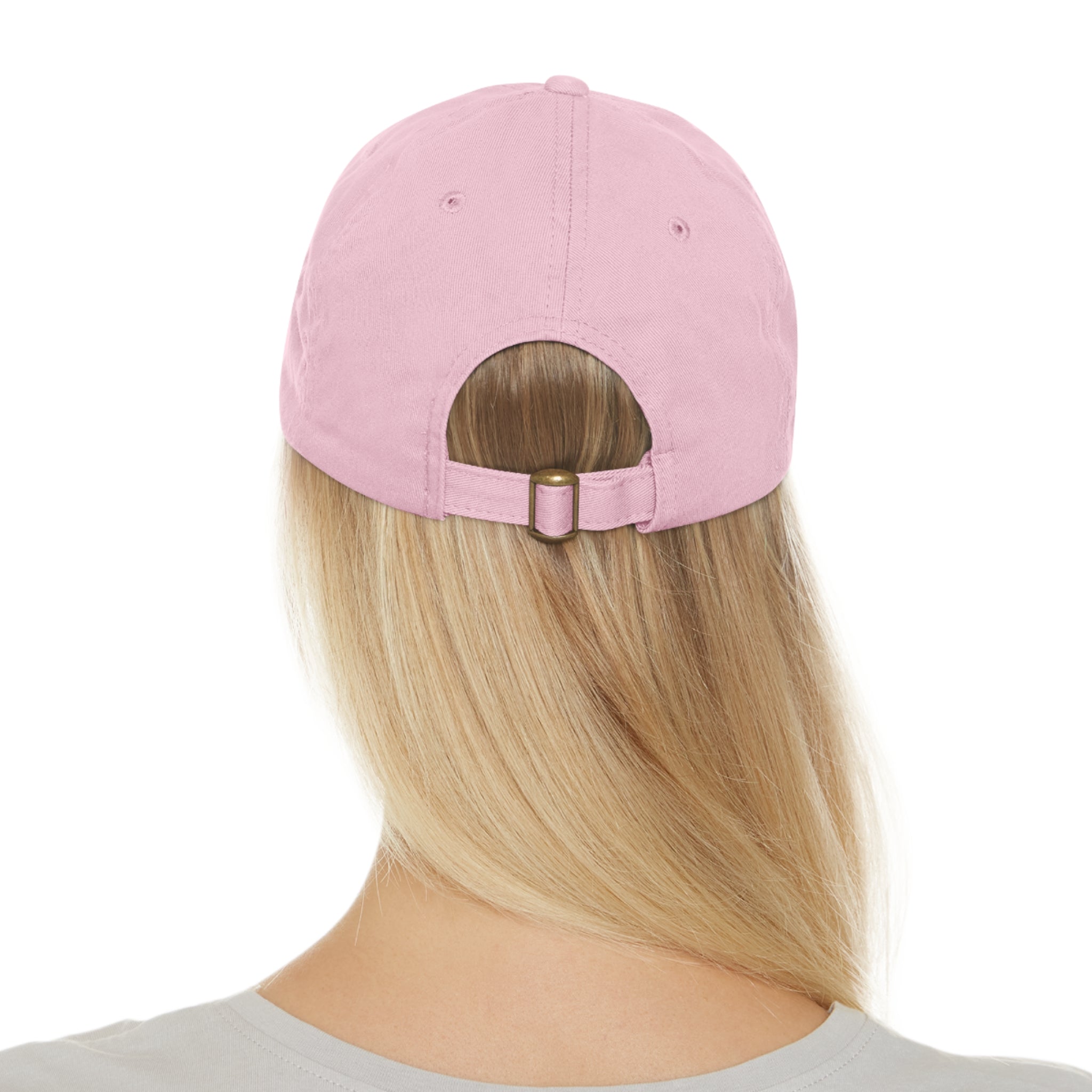 AI M0V1E - Dad Hat with Round Leather Patch – Neon Film Logo Cap
