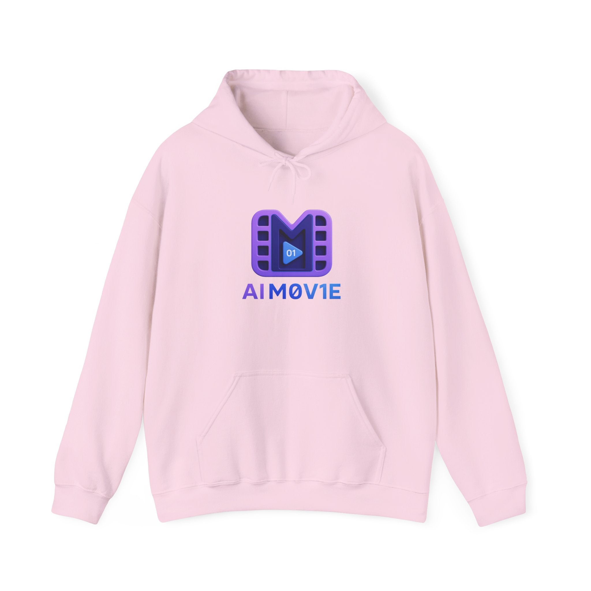 AI M0V1E - Logo Hoodie — Film Clip Graphic Hooded Sweatshirt