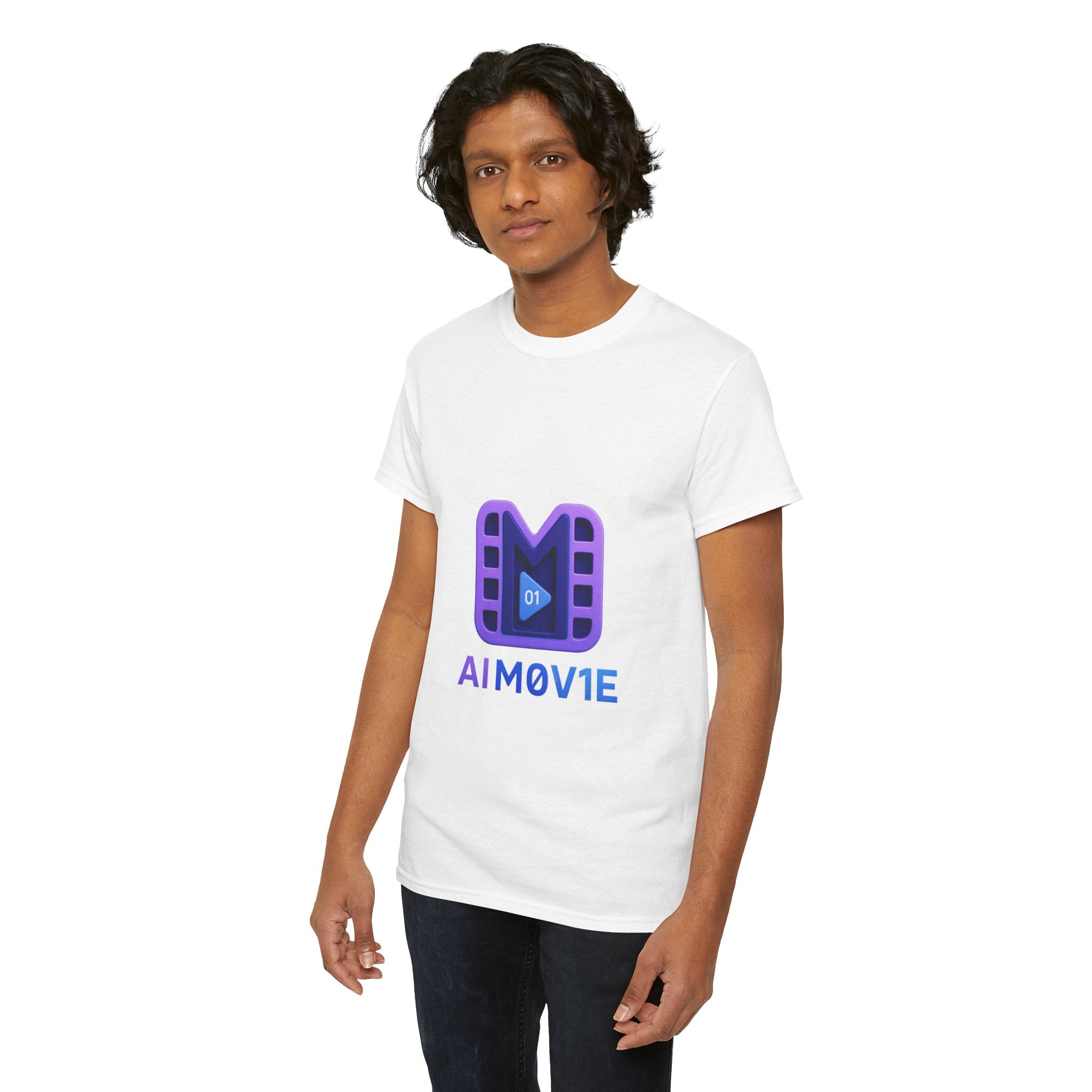 Movie Logo T-Shirt — AI M0V1E Tech Film Crew Tee
