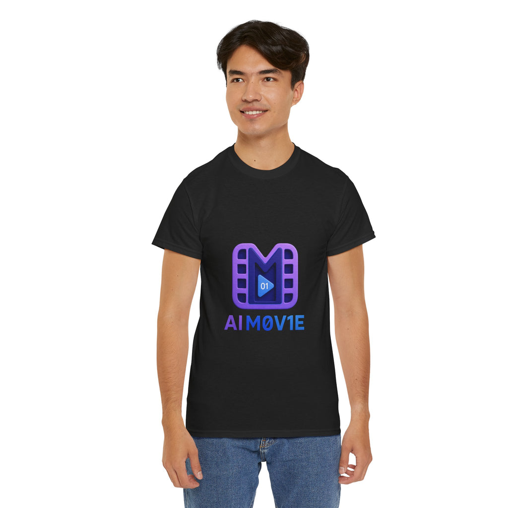 Movie Logo T-Shirt — AI M0V1E Tech Film Crew Tee