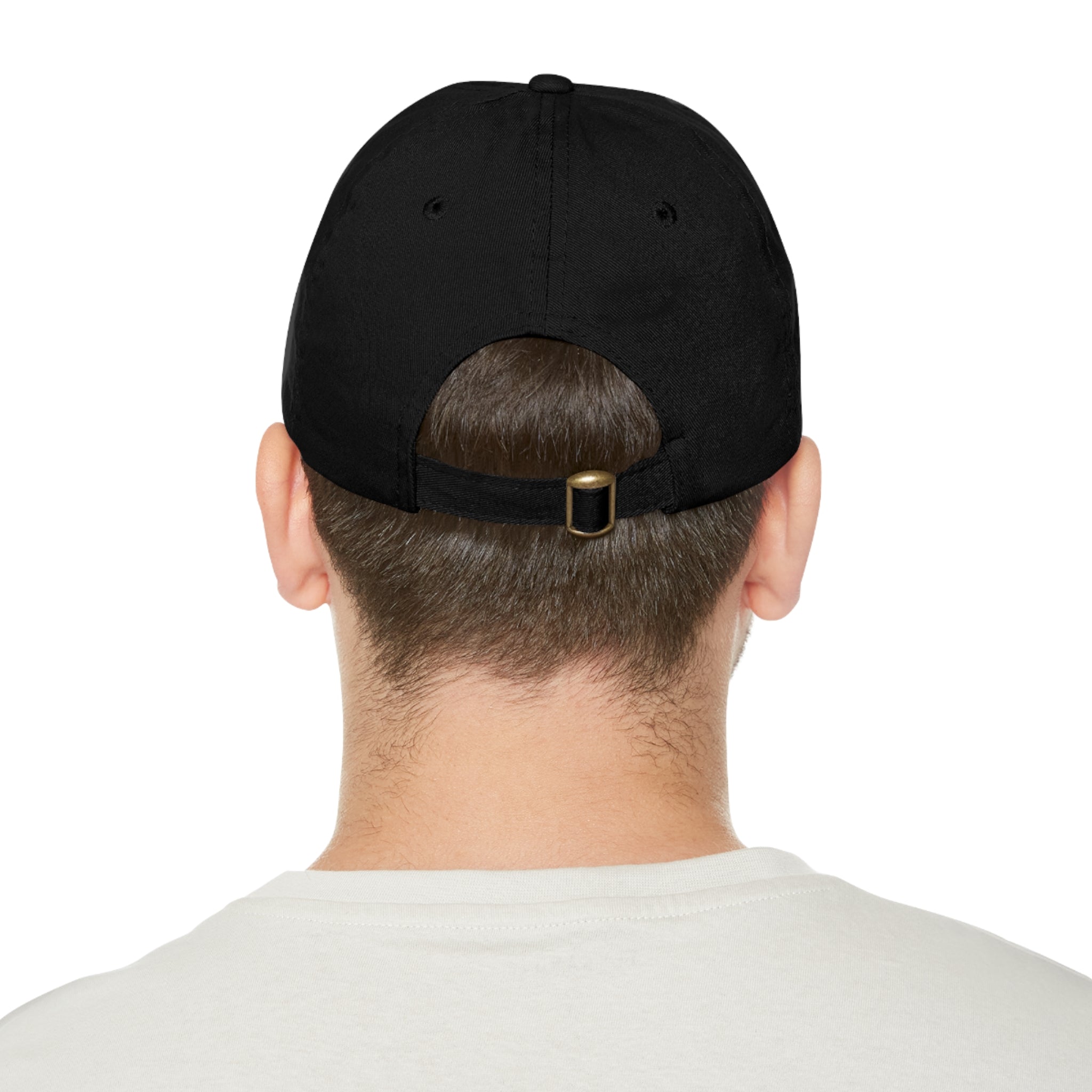AI M0V1E - Dad Hat with Round Leather Patch – Neon Film Logo Cap