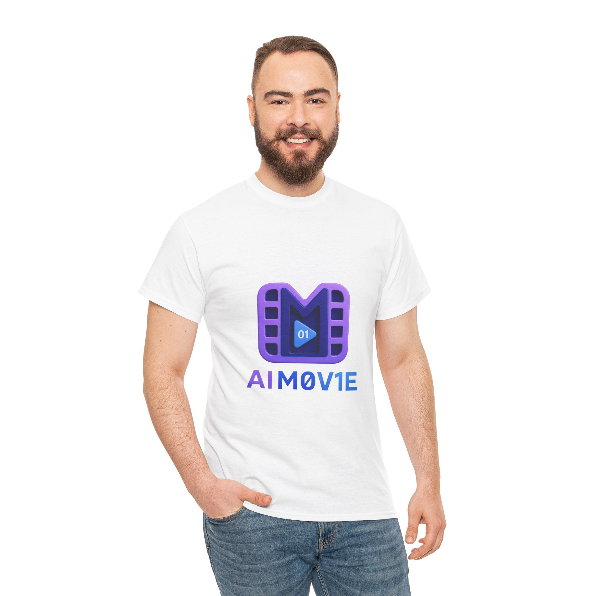 Movie Logo T-Shirt — AI M0V1E Tech Film Crew Tee