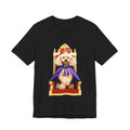 Poodle King T-Shirt - Crowned Pup on Throne Tee