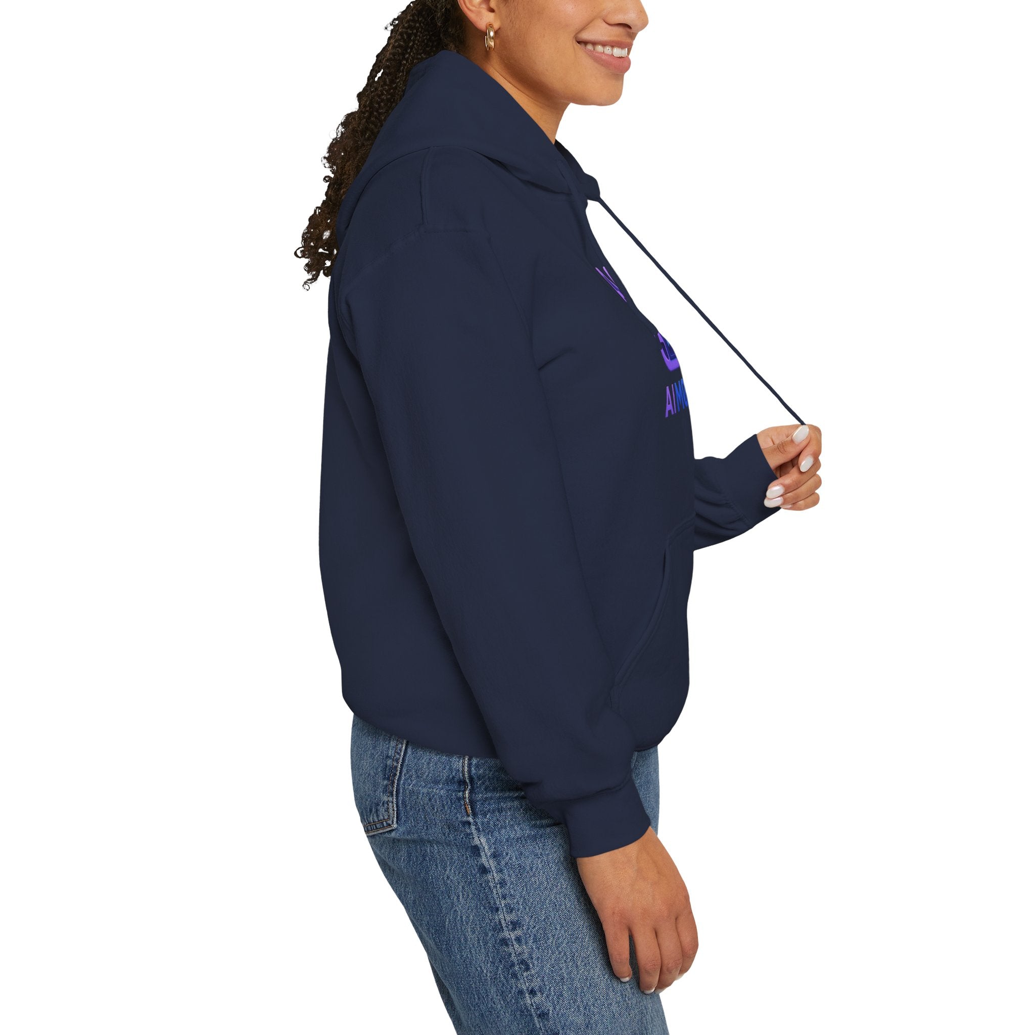 AI M0V1E - Logo Hoodie — Film Clip Graphic Hooded Sweatshirt