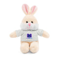 Purple Logo Teddy Bear Plush with Tee — Cute Branded Stuffed Animal Gift