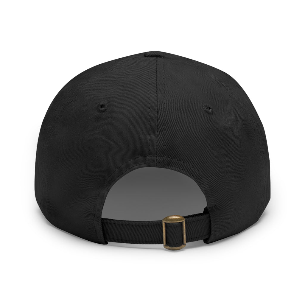 AI M0V1E - Dad Hat with Round Leather Patch – Neon Film Logo Cap